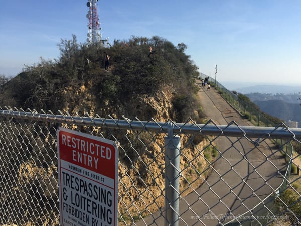 shortest hike to hollywood sign