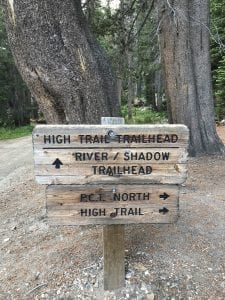 shadow creek trail sign