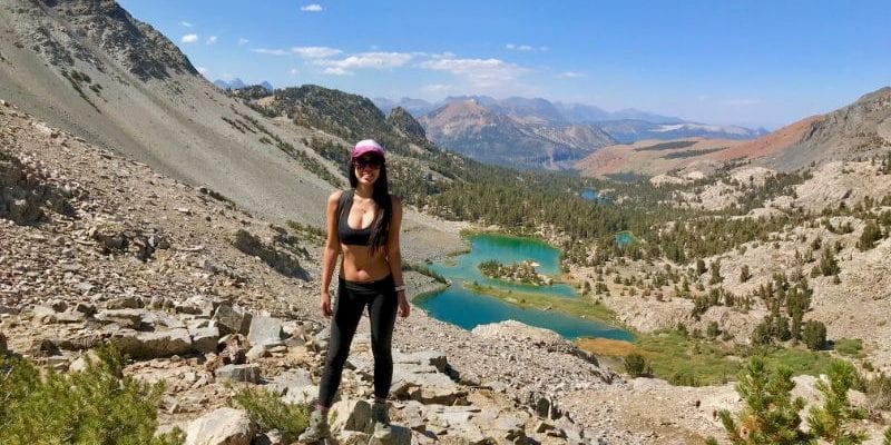 duck pass trail to duck lake in mammoth lakes ca