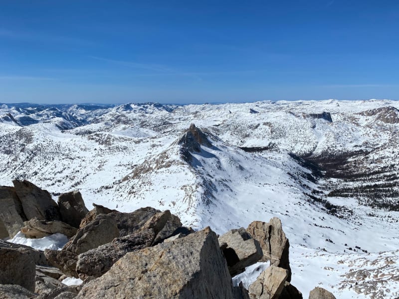 matterhorn peak summit views winter