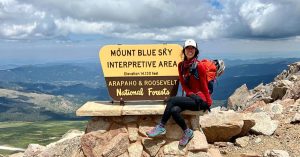 Mount Blue Sky from Summit Lake: an Easy 14er