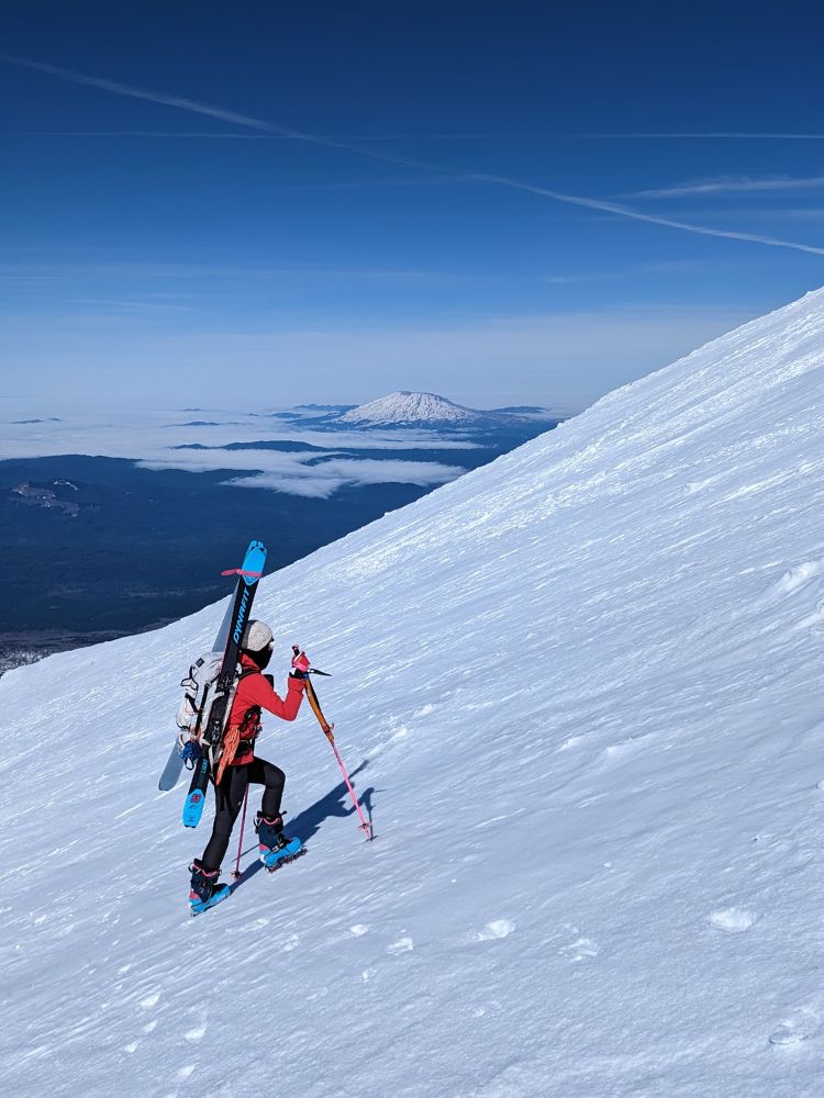 volcano skiing