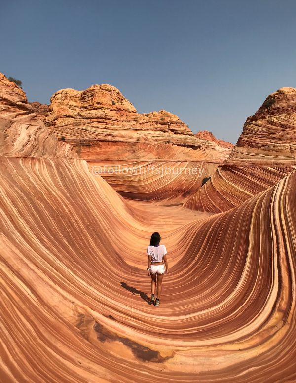 Original photograph of The Wave, Arizona, USA