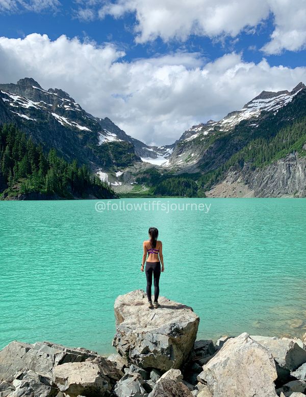 Original photograph of Blanca Lake, Washington, USA