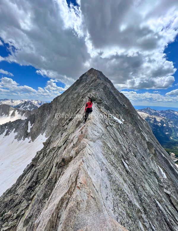 Original photograph of Capitol Peak, Colorado, USA