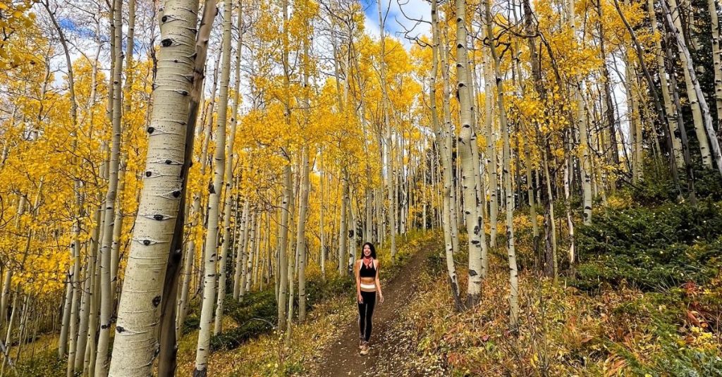 aspen alley fall hike in breckenridge