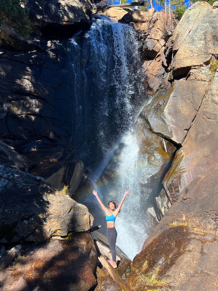 ouzel falls rocky mountain national park waterfall hike
