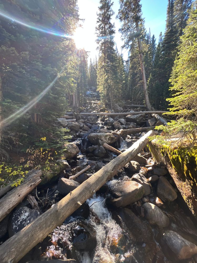 callypso cascades from ouzel falls hike