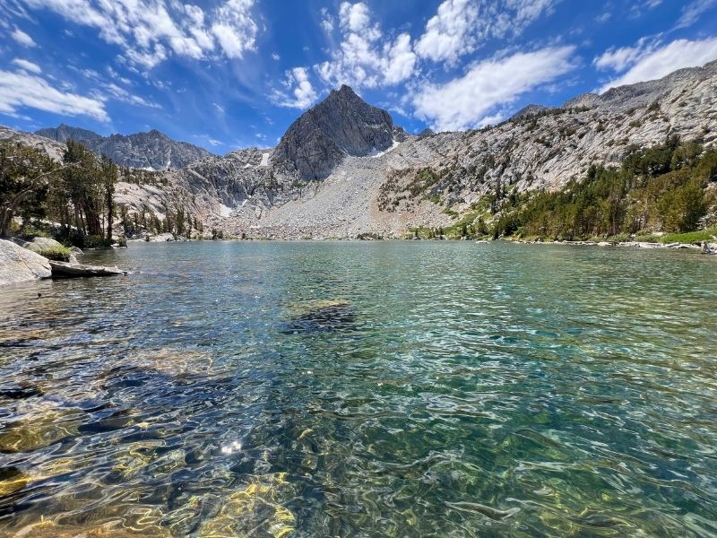 treasure lakes hike in bishop