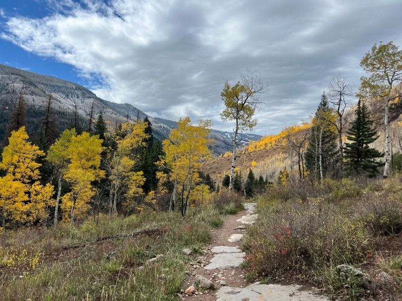 booth falls in october fall colors colorado