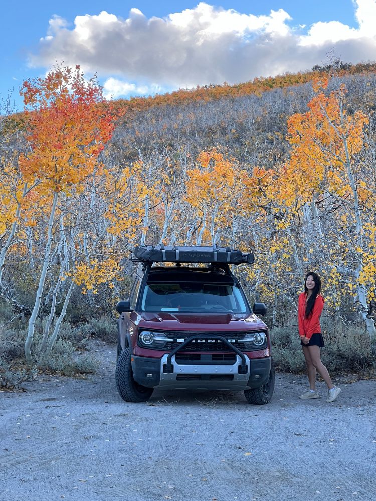bronco sport badlands sasquatch california fall colors off roading