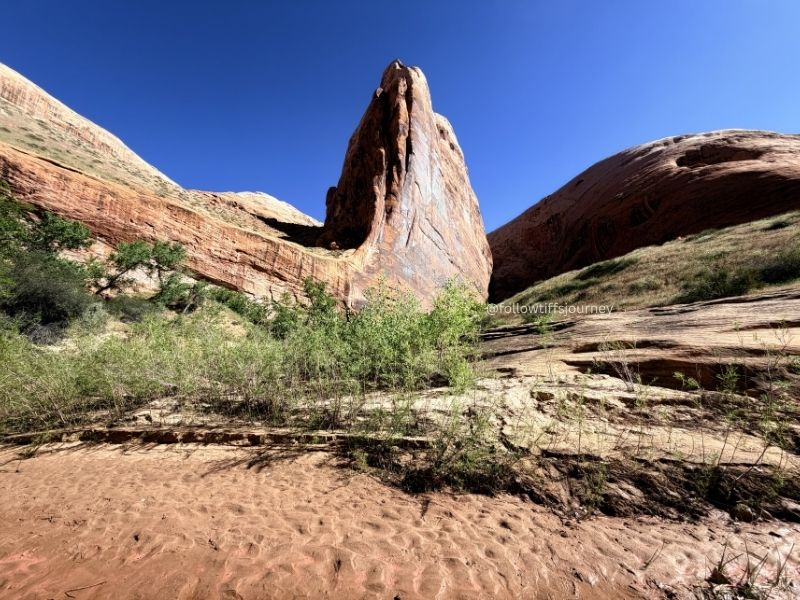capitol reef national park hike in narrows