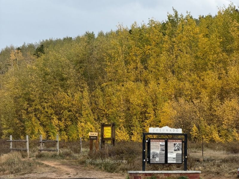 kenosha pass current fall colors 2026