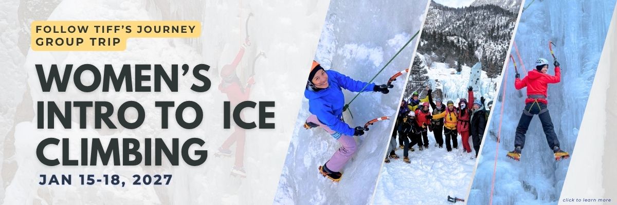 womens intro to ice climbing 2027 followtiffsjourney group trip ouray colorado