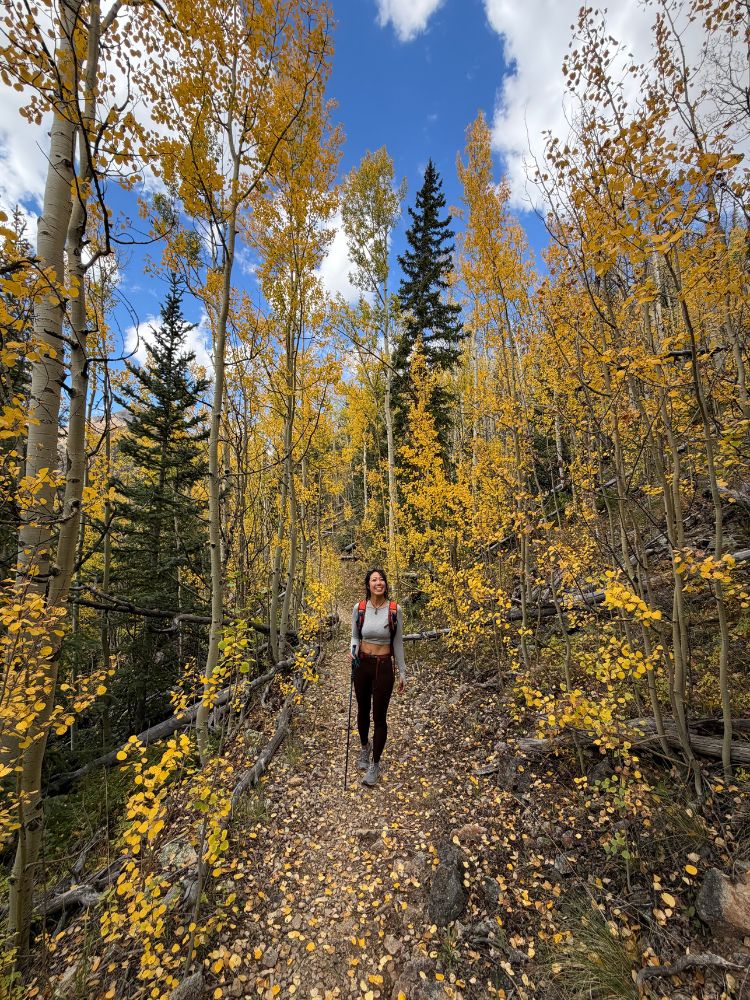 redcloud peak trail in fall