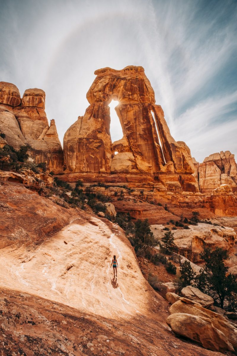 Original photograph of Druid Arch, Canyonlands National Park, Utah