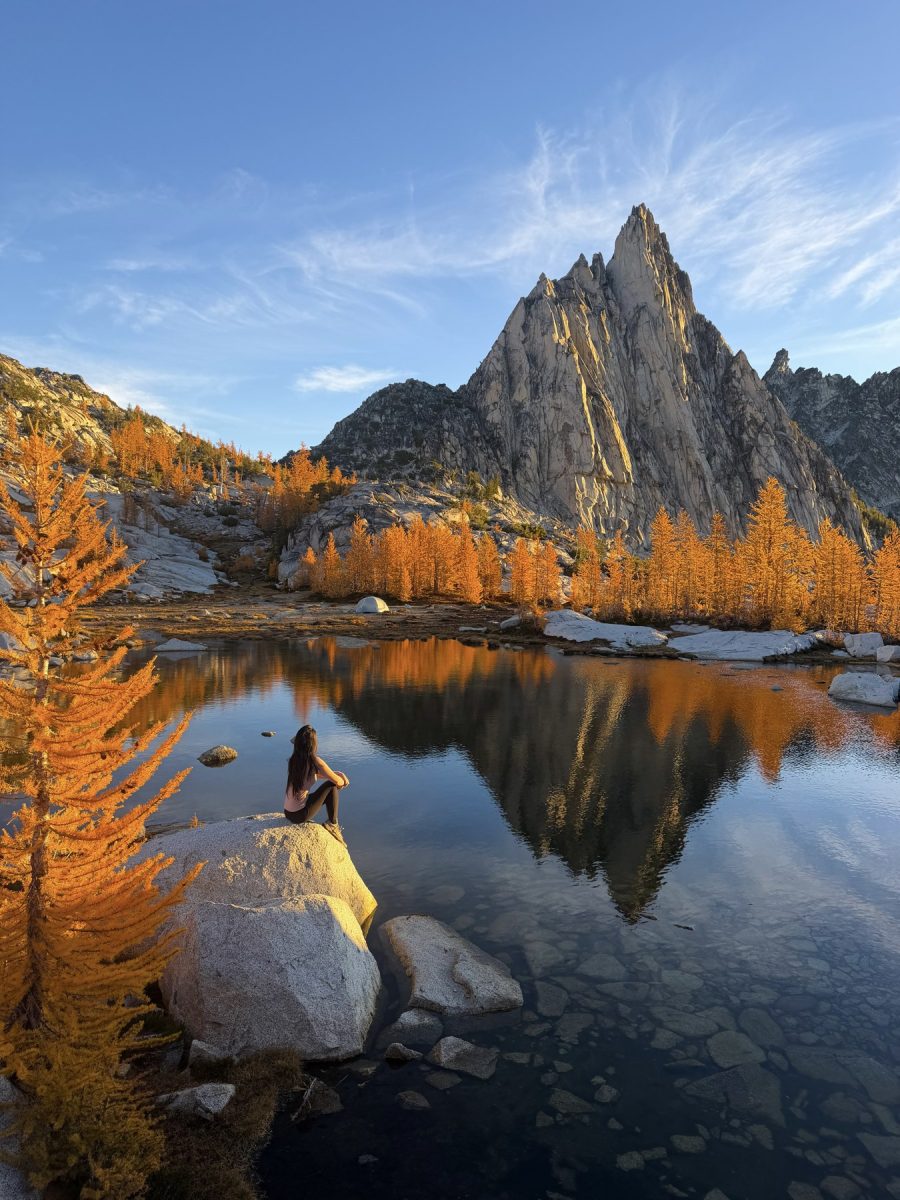 Original photograph of Prusik Peak from Gnome Tarn, The Enchantments, Washington