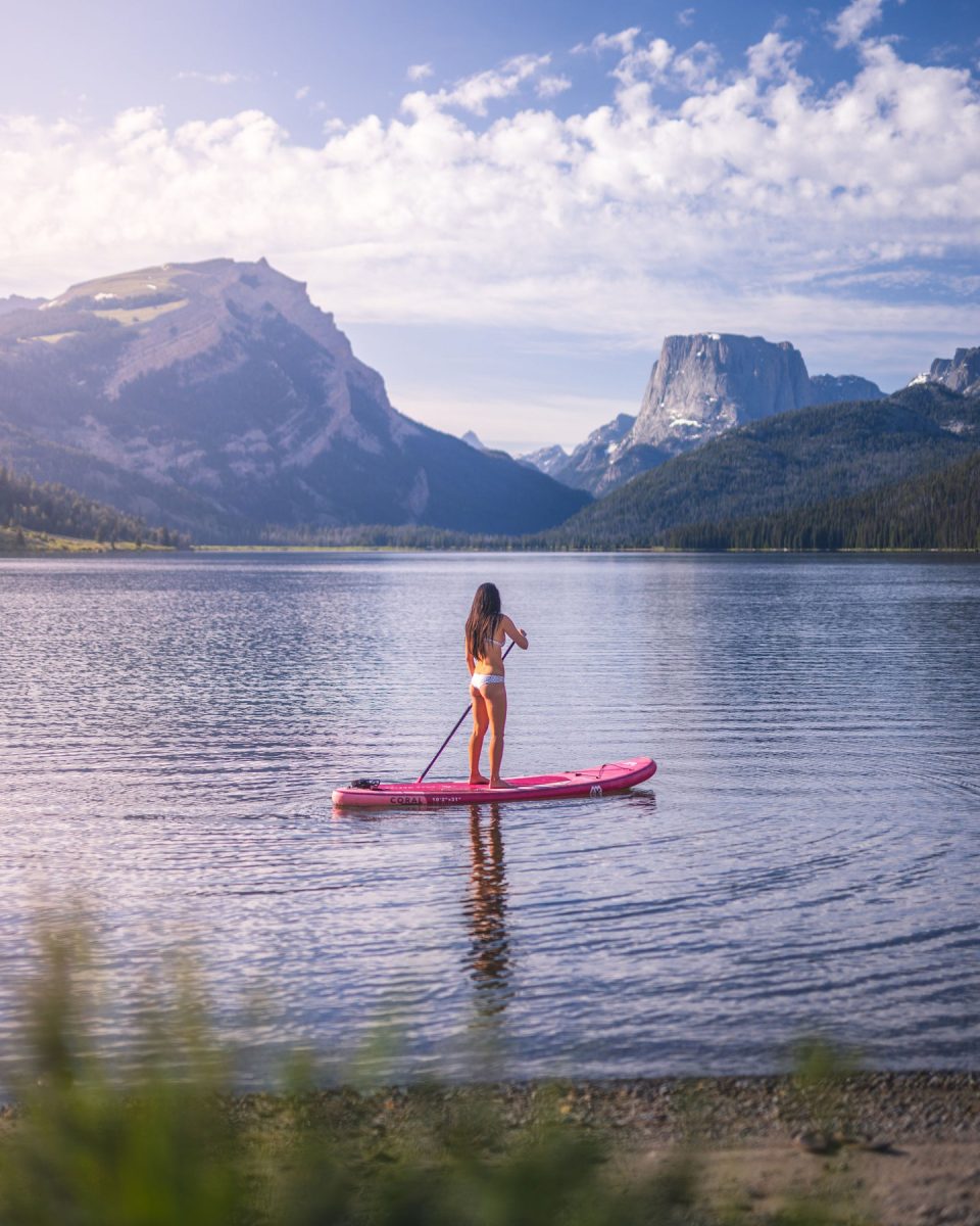 Original photograph of Green River Lakes & Square Top Mountain, Wyoming, USA